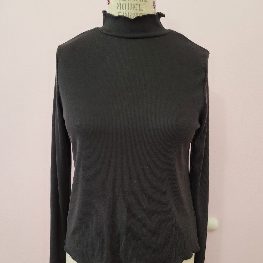 Mock neck top